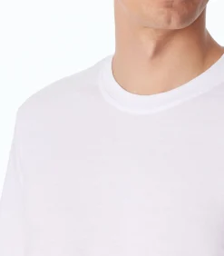 t-shirt ronde hals 2 pack essentials american shirts white