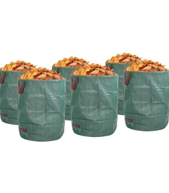 Tuinafvalzakken 12 pcs Groen 66 x 66 x 83.5 cm Polypropyleen