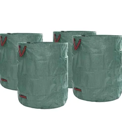 Tuinafvalzakken 4 pcs Groen 79 x 79 x 99.5 cm Polypropyleen