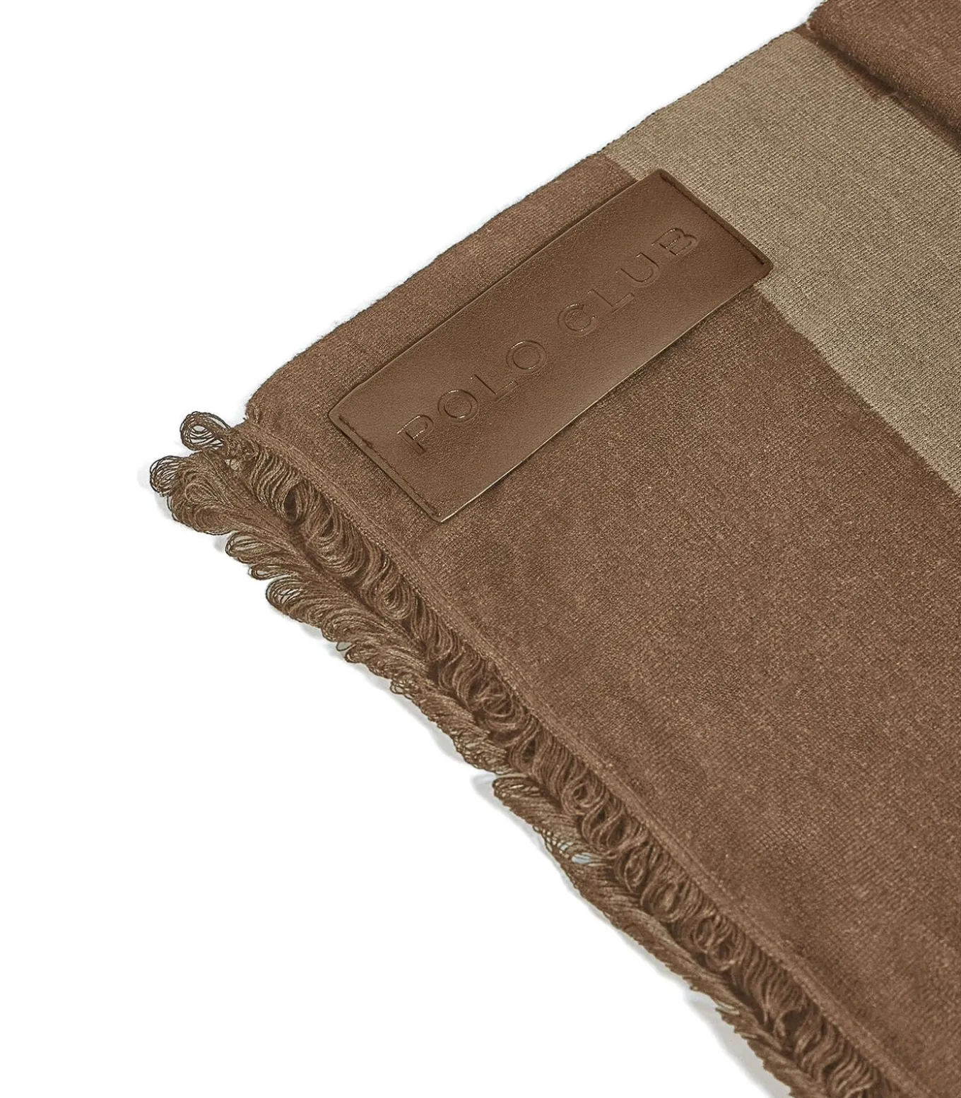 Tweekleurige sjaal "Sahar" met Polo Club-logo