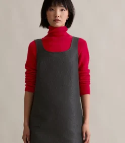 Uitlopende mini jurk regular