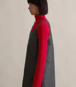 Uitlopende mini jurk regular