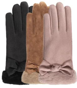 Ultra Warme Vrouwenhandschoenen Tactiel Roze