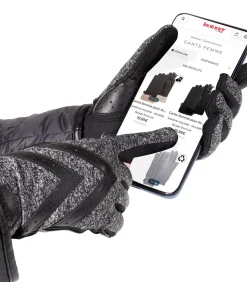 Ultra Warme Vrouwenhandschoenen Tactiel Roze