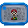 Undercover Super Mario broodtrommel RVS met transparant deksel - lunchbox