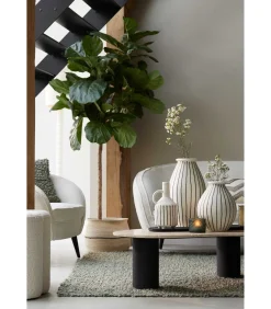 Vaas Diphu - Wit - Ø23x29cm