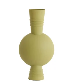 Vaas Kavansi - Olijfgroen - 21x21x60cm