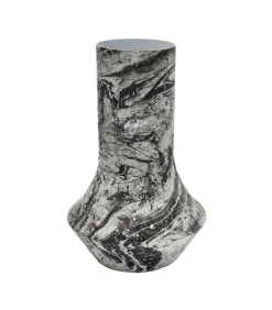 Vaas Mosaic Marble - Wit - 20x20x31cm