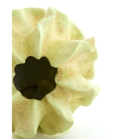 Vaas Sharuna - Crème groen - 26.5x26.5x25cm