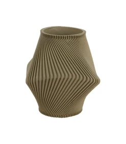 Vaas Twisted Rib - Theegroen - Ø18cm