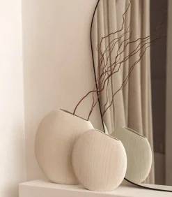 Vaas 30xH29cm beige Vico