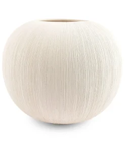 Vaas 28xH23cm beige Vico