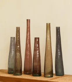 Vaas 9xH50cm bruin Twig