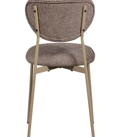 Valor Eetkamerstoelen - Polyester - Zand- Set van 6