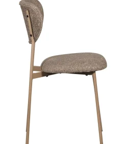 Valor Eetkamerstoelen - Polyester - Zand- Set van 6