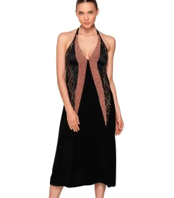 V-hals zomer maxi jurk MANHATTAN