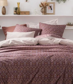 Virginia - Dekbedovertrek in katoen perkal met print 240x220cm