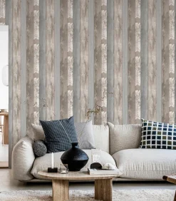 Vliesbehang Natural Wood