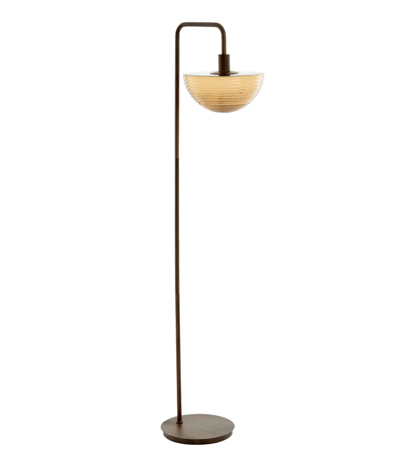 Vloerlamp Baylie - Bruin - 43x30x165cm