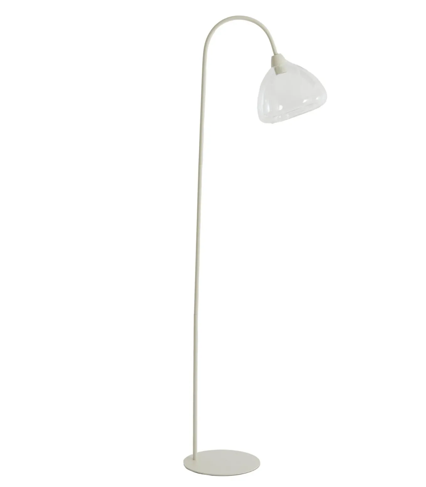 Vloerlamp Bisho - Crème - 47x28x160cm