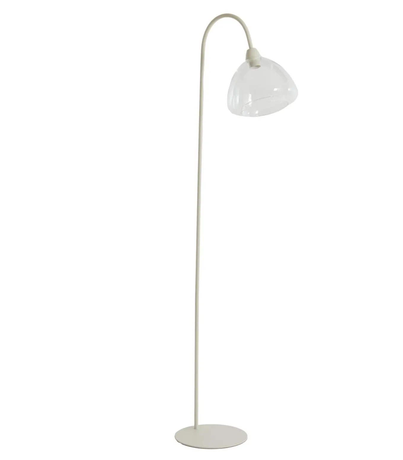 Vloerlamp Bisho - Crème - 47x28x160cm