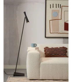 Vloerlamp Bordeaux - Zwart - 22x36x145.5cm