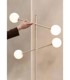 Vloerlamp Copenhagen - Beige - 48x26x170cm