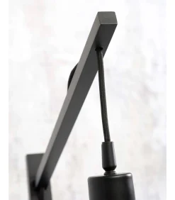 Vloerlamp Ibiza - Bamboe Zwart - 77x50x150cm