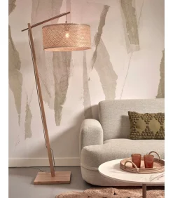 Vloerlamp Java - Bamboe - 75x50x176cm