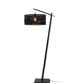 Vloerlamp Java - Bamboe Zwart - 75x50x176cm