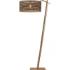 Vloerlamp Java - Bamboe/Zwart - 75x50x176cm