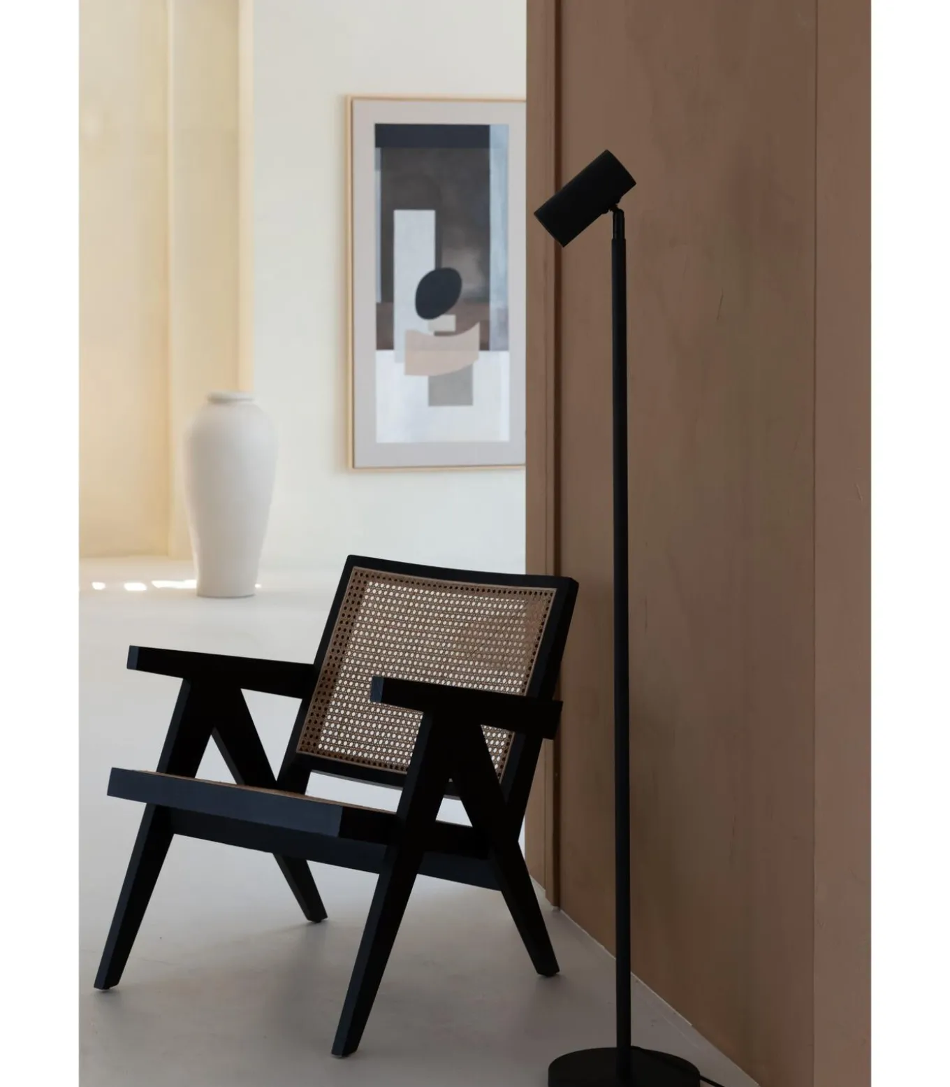 Vloerlamp Java - Zwart - Ø23cm