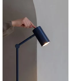 Vloerlamp Montreux - Blauw - 22x22x134cm