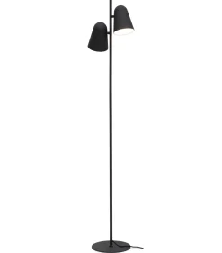 Vloerlamp Salamanca - Zwart - 28x28x145cm - 2L