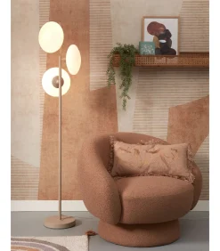 Vloerlamp Sapporo - Grijs - 32x32x161cm