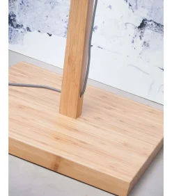 Vloerlamp Tanami - Bamboe/Rotan - 78x55x176cm