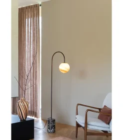 Vloerlamp Tivoli - Bruin - 20x42x163cm