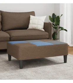 Voetenbank patchwork 77x55x31 cm stof