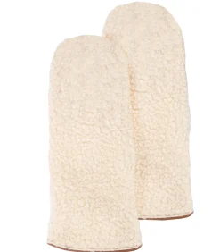 Vrouwenhandschoen Warm leer Cognac