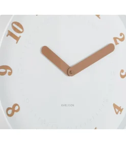 Wandklok Amena - Wit - 40x40x40cm