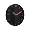 Wandklok Amena - Zwart - 40x40x40cm