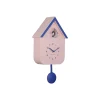 Wandklok Dupla Color Cuckoo - Roze - 21.5x21.5x41.5cm