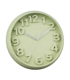 Wandklok Elevated Classic Numbers - Theegroen - 5x33.5x33.5cm