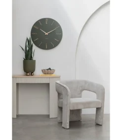 Wandklok Esmerado Large - Groen - 60x60x60cm