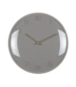 Wandklok Fuerte Dome - Grijs - 30.5x30.5x30.5cm