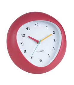 Wandklok Funky Vibes - Scarlet rood - 4.4x25.5x25.5cm