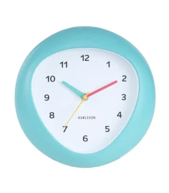 Wandklok Funky Vibes - Turquoise - 4.4x25.5x25.5cm