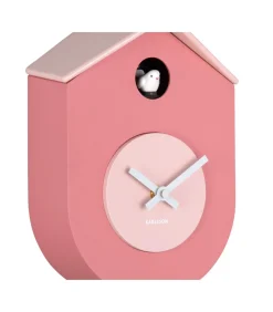 Wandklok Grato Cuckoo - Lichtroze - 9.2x17.5x33.2cm