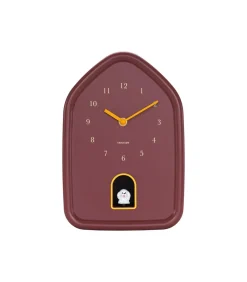 Wandklok Modern Doggy - Rood - 29.1x20x29.1cm