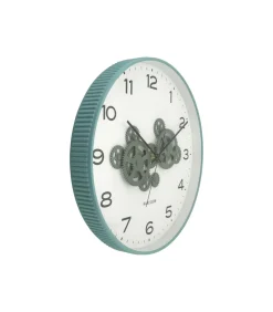 Wandklok Open Gear - Blauw - 40.8x40.8x40.8cm